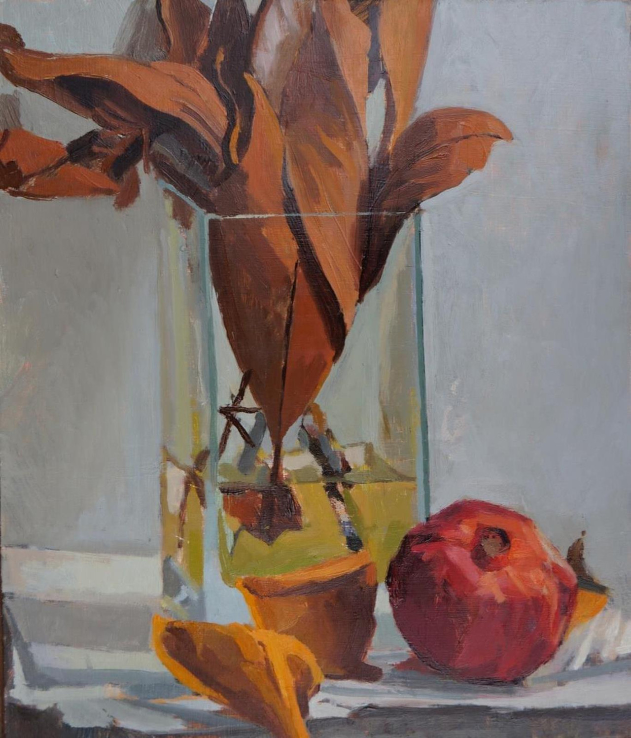 Leaves and Pomegranate