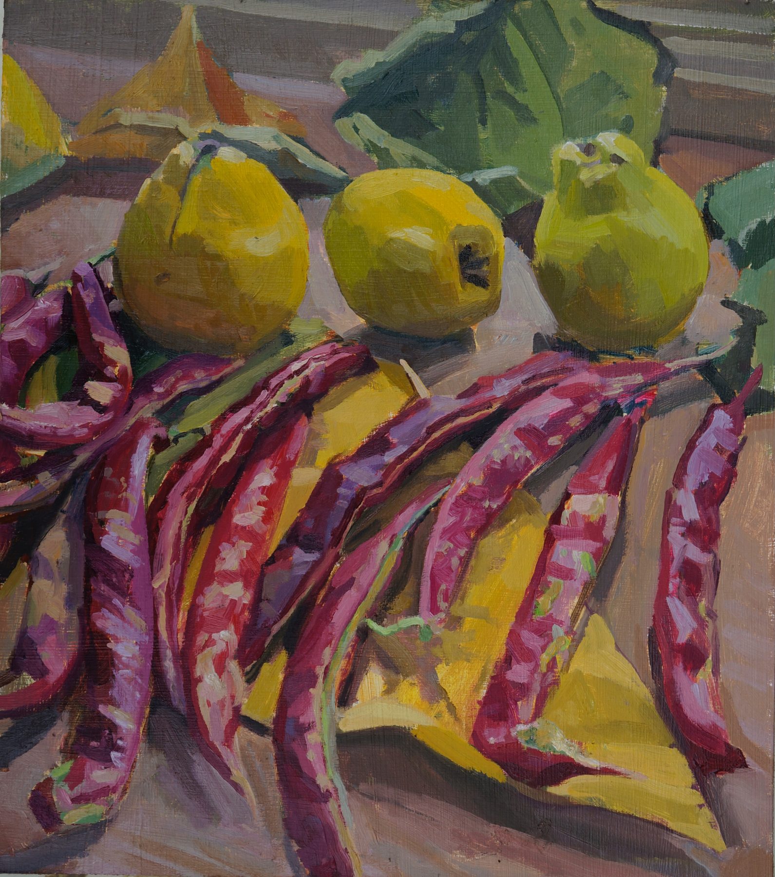 Borlotti Beans and Quinces