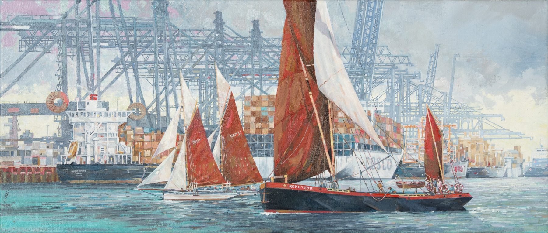 Sailing on The Orwell Before Sunrise