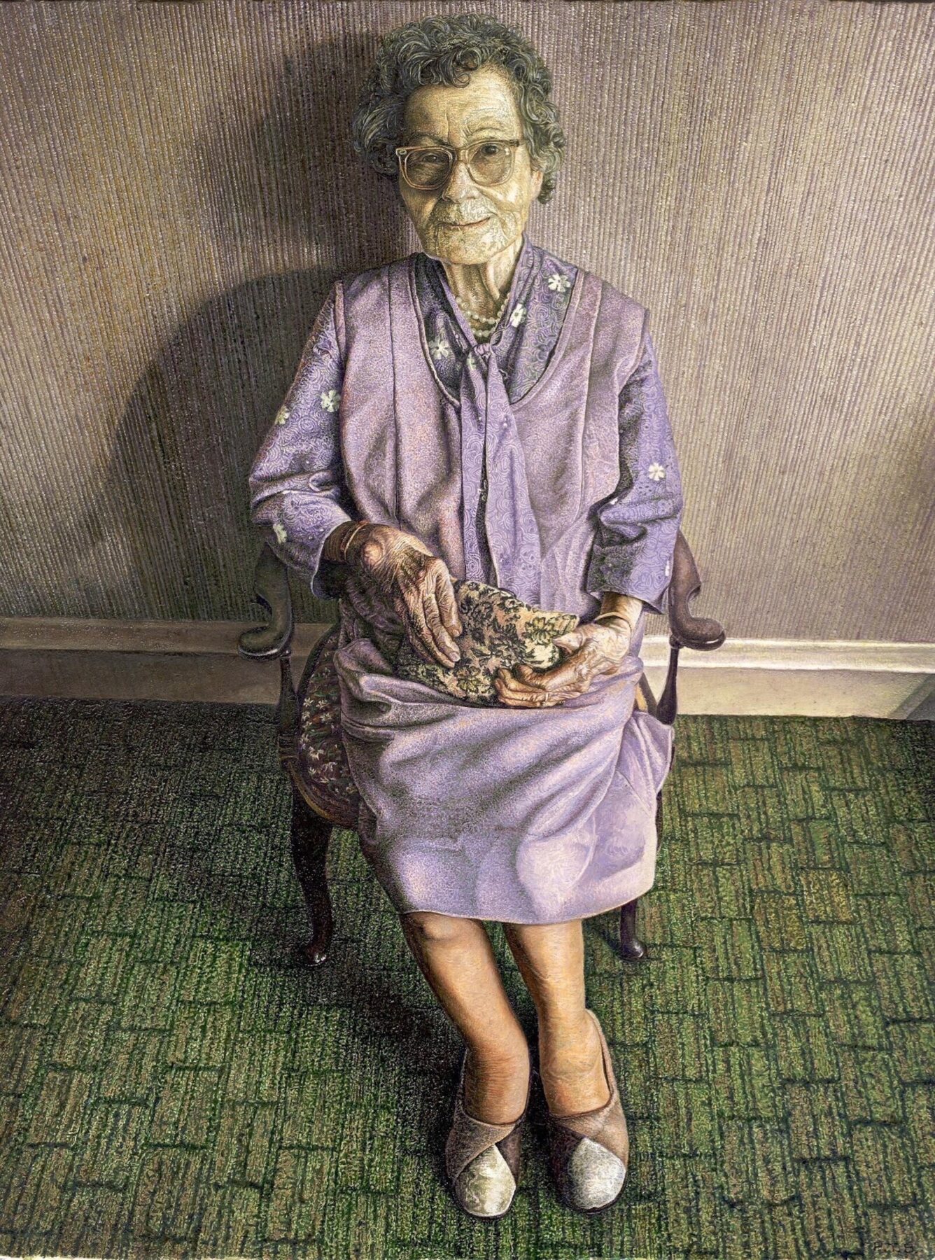 Portrait of my Grandmother Mrs Doris Tompkins, 87 Years Young