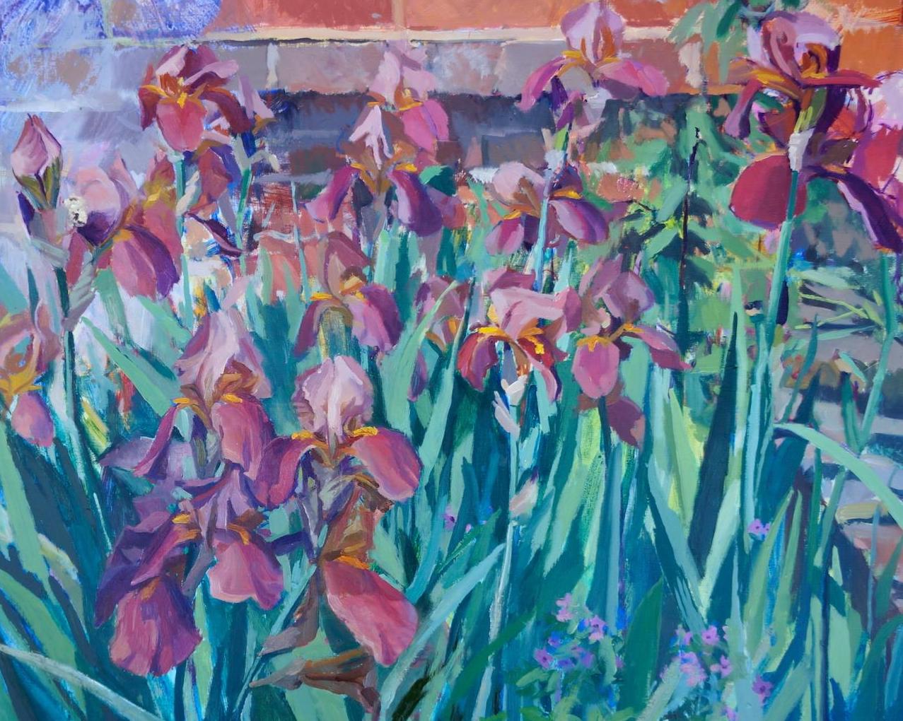Christopher Aggs RBA, Bricks and Irises