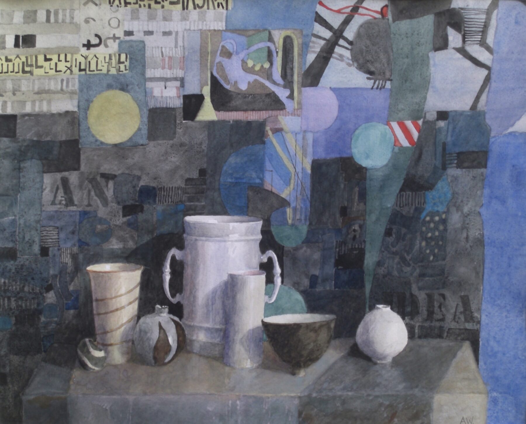 Patchwork in Blue II