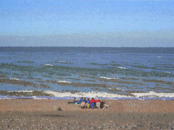 Peggy’s Family on Cley Beach