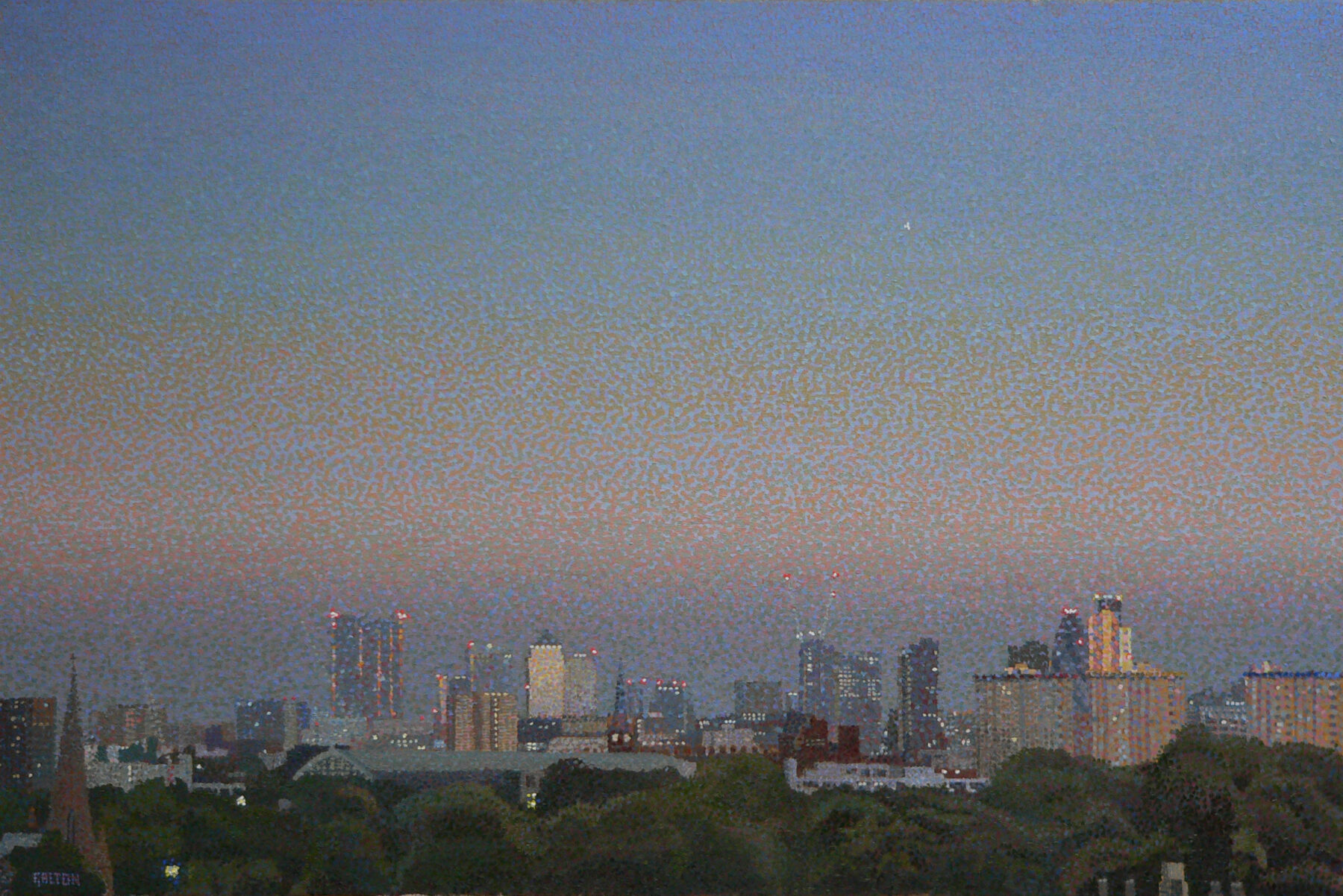 The City form Primrose Hill at Dusk