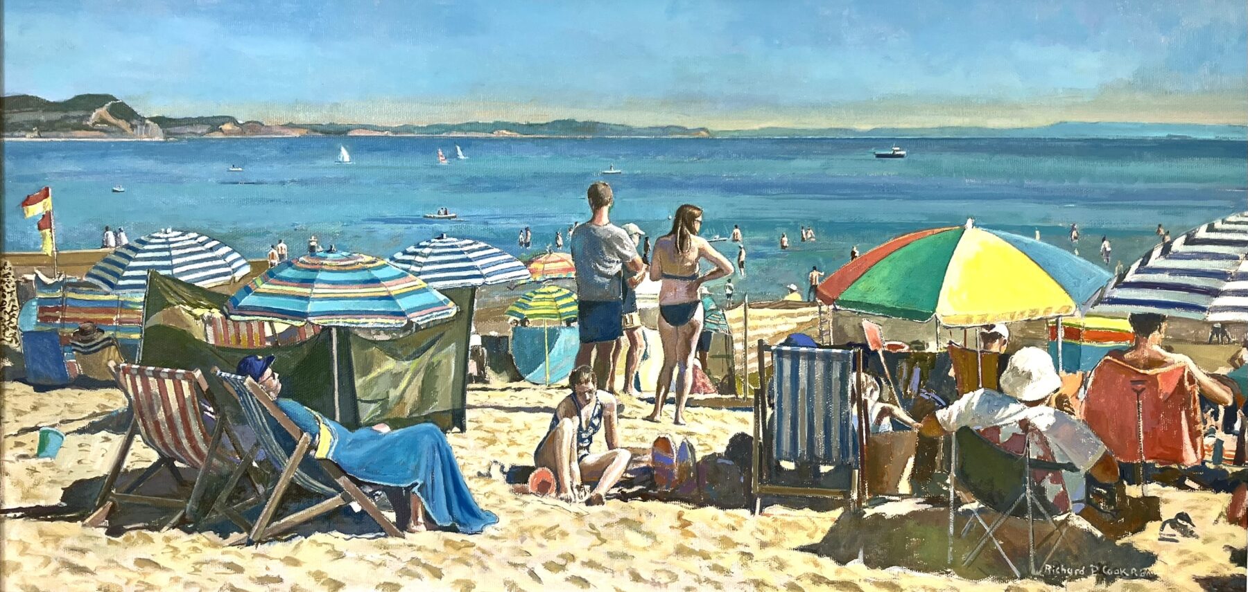 Summer on the Beach - Lyme Regis
