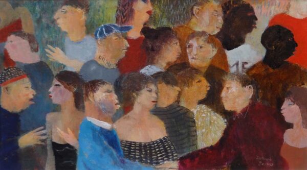 A Crowd - A Handshake