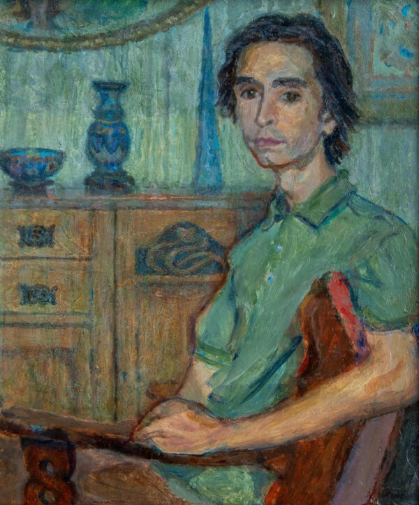 Ashley Seated in Arts and Crafts Chair