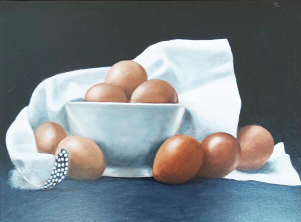 Bowl of Brown Eggs