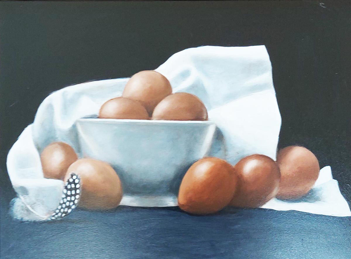 Bowl of Brown Eggs