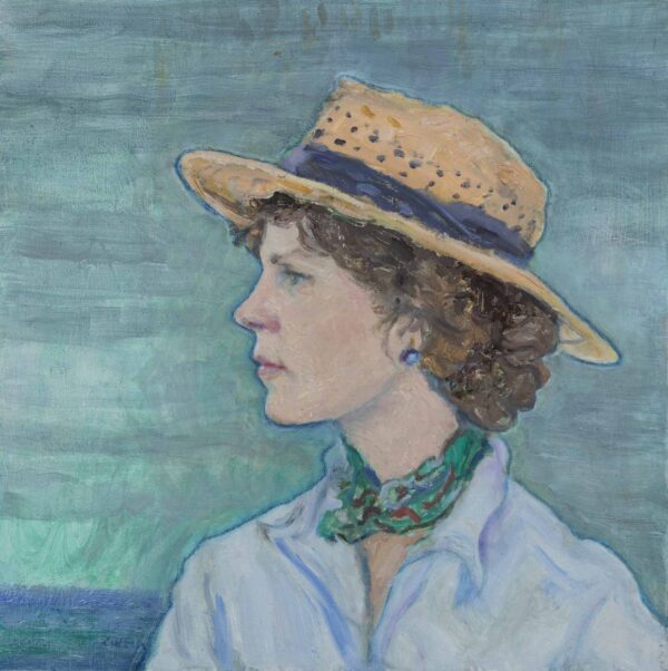 Katharine in Straw Hat (Profile)