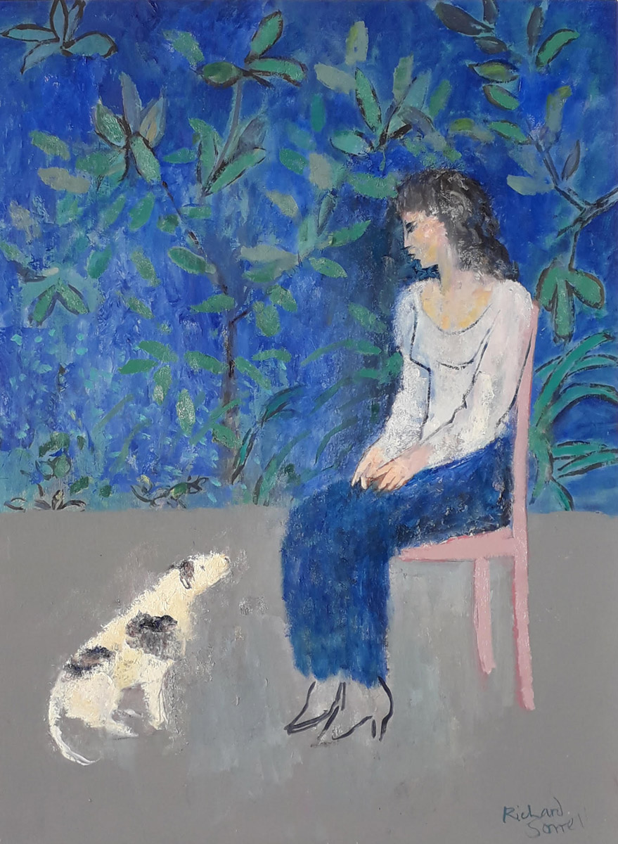 Girl and Dog