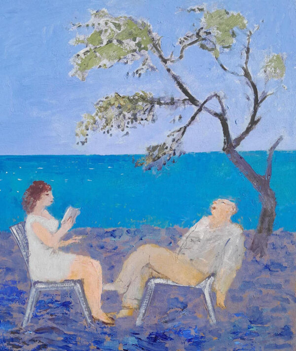 Relaxing by the Sea
