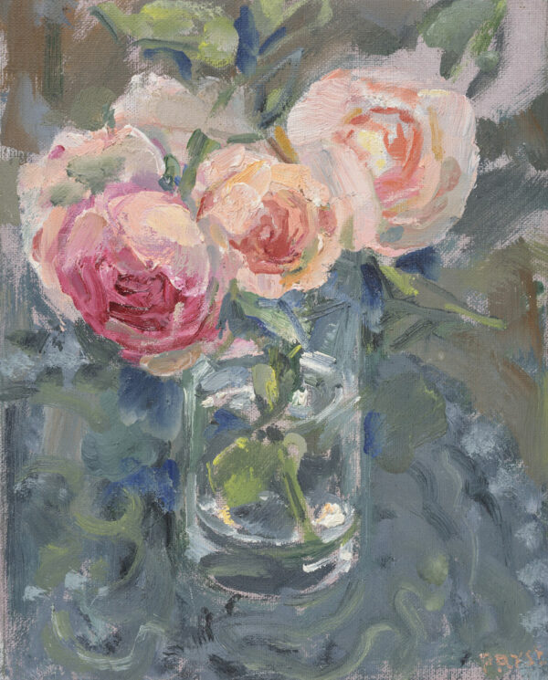 Roses in a Glass